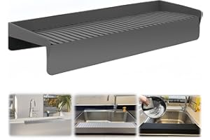 TRANSEE Silicone Sink Edge Protectors, Kitchen Sink Splash Guards, 4" x 20" Multifunction Sink Accessories, Splash Guard For Bathtub Sink, Countertop Protectors For Granite/Quartz Kitchen Sink