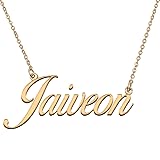 HUAN XUN Customized Custom Simple Any Name Necklace