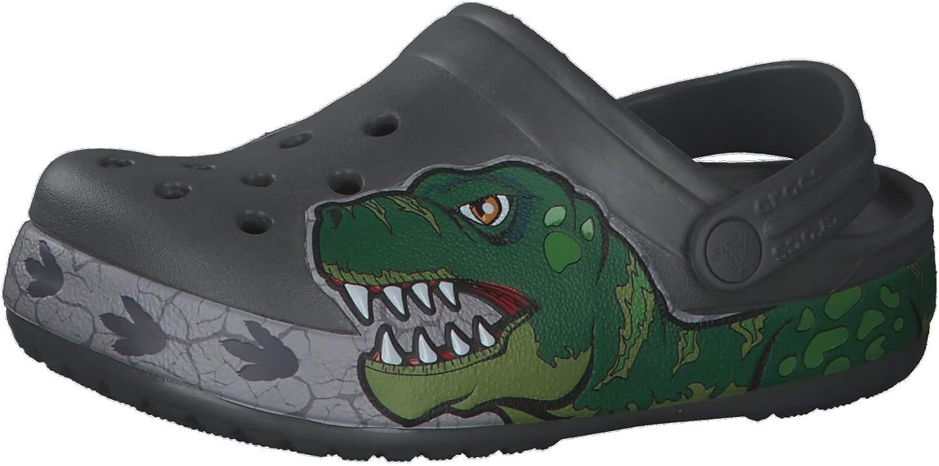 Crocs FL Dino Band Lights CG K, Tongs de Loisirs et vêtements de Sport