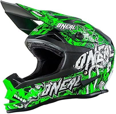lime green motocross helmet