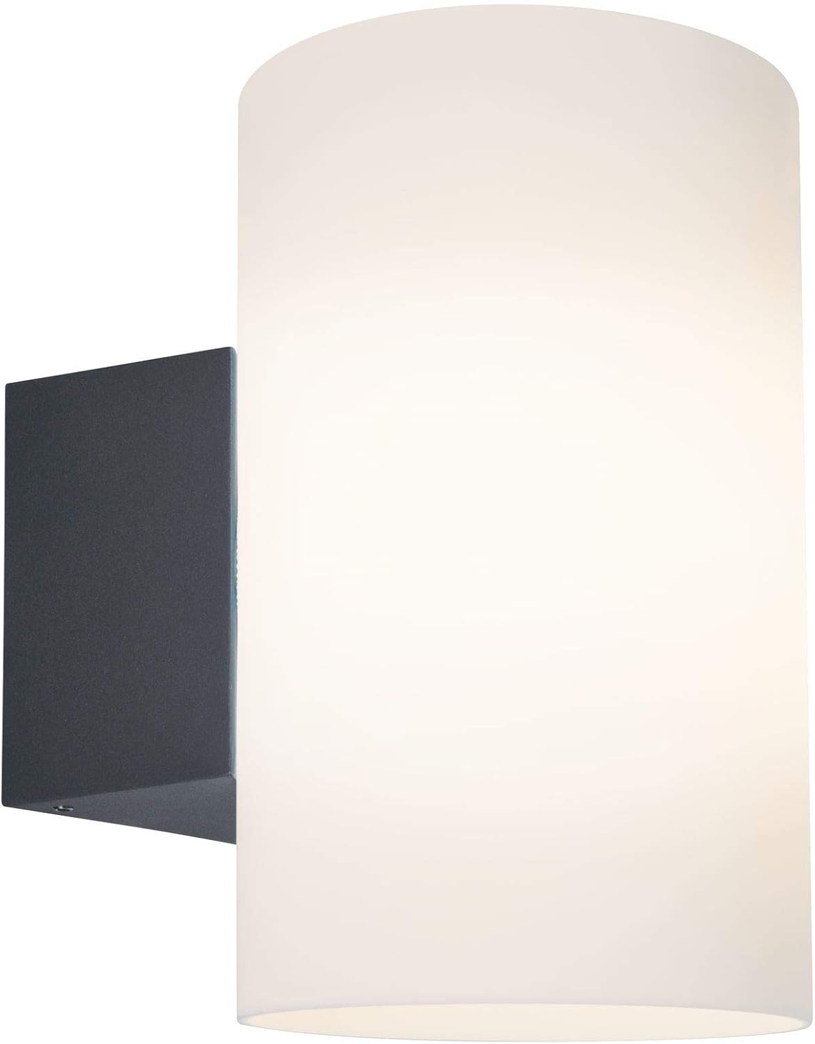 Paulmann 94186 Outdoor 230V Tube Wall luminaire IP54 Splash-Water Protected Wall lamp for E27 Lamps Wall Spotlight max. 15W Anthracite Without lamp