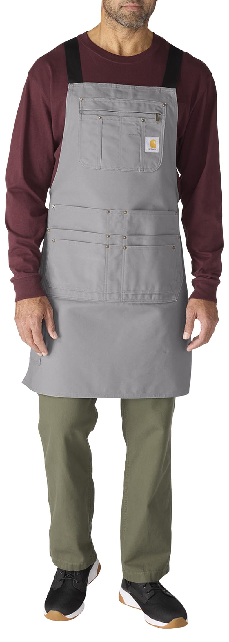 Carhartt Men's Firm Duck Apron, Asphalt, One Size Image