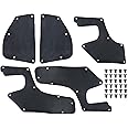 Splash Gurards Fender Liner Shields for Toyota 4Runner 3rd gen N180 1996-2002 & Toyota Hilux Surf SW4 N180 1996-2002 Mud Flaps Guards Mudflaps Mudguards OE# 53887-35010 53735-35020 53735-35030 W/Clips