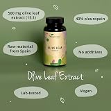 Vegavero Olive Leaf 7500 mg 40% Oleuropein 15:1 Extract 90 Capsules view 2