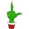 Tree Buddees Green Hand Giving The Middle Finger Naughty Christmas Ornament