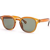 Pro Acme Vintage Retro Round Sunglasses for Women Men Trendy Tinted Colored UV400 Sun Glasses 55MM