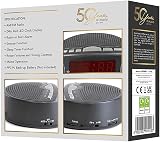 LLOYTRON Daybreak Alarm Clock Radio AM FM Snooze Sleep Timer Black J2006BK view 5