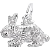 Rabbit Charm, Charms for Bracelets and Necklaces