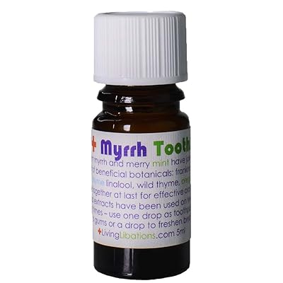Living Libations - Organic/Wildcrafted Mint + Myrrh Tooth Serum (.169 oz/5 ml)