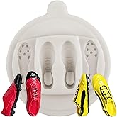 CANYANGMOLD Soccer Shoes Candy Molds Football Boot Silicone Mold for Cake Decoration Cupcake Toppers Fondant Chocolate Gum Paste Polymer Clay