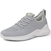 Akk Womens Walking Tennis Shoes - Slip On Memory Foam Lightweight Casual Sneakers for Gym Work Travel Workout