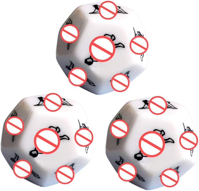 VALICLUD Novelty Dice for Couples Sex Dice 12 Sided Sex Position Dice