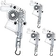 Cutelec 4pcs Wand Tilter for 2" Low Profile Horizontal Blinds Tilt Mechanism Hook Connection with Square Shaped Gear Low Rail Blinds Accessory