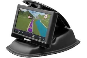 APPS2Car GPS Car Truck Mount, Non-Slip GPS Bean Bag Dash Mount 2-in-1 Anti-Skid Friction Dashboard Sandbag Clamshell Phone Holder for Garmin Nuvi Tomtom Magellan Navigation & All Cell Phone iPhone