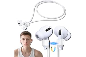 Inesore 1 Pack AirPod Pro Strap with,AirPod Lanyard Anti-Lost Cord for Sports Anti-Loss Accessories Compatible with AirPods Pro 3 2025,AirPod 4, Air Pod Pro 2/1, Air Pod 3/2/1 -White