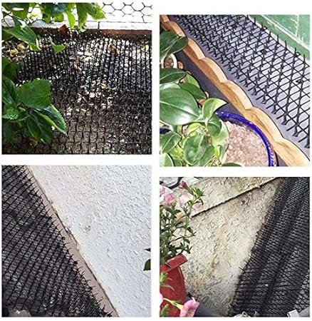 L 400 28cm Clotures Pic Anti Pigeons Barrieres Oiseaux Potagers Filet De Protection Anti Chat Epine Piquet Cloture Anti Chat Exterieur Tapis Tapis De Chat De Jardin Piques Pour Murs Lutte Contre Les Animaux