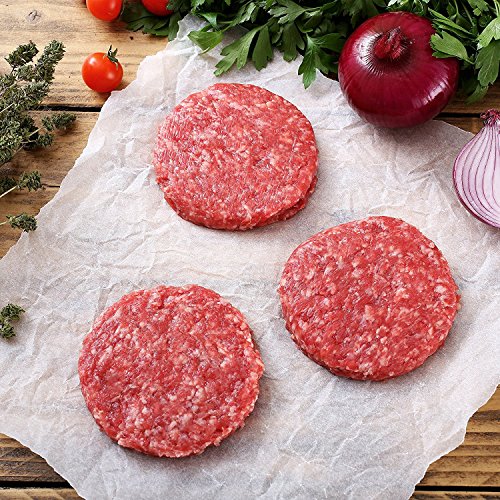 100% Grass Fed Beef Burgers - 1/3 lb Each - Package Of 12 - Delicious & Healthy Burger Patty, Protein & Omega-3 Rich Gourmet Hamburger Meat, Juicy & Ready To Cook, Classic American BBQ Choice - Thumbnail 7