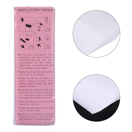Depilatory Paper 100sheets Bag Wax Paper Leg Arm Armpit Hair
