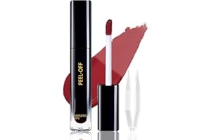 PASNOWFU Peel Off Lip Stain, Matte Liquid Lipstick, Lip Stain Peel Off, Lip Tint Long Lasting Waterproof Tattoo Magic Color Lip Liner, Non Stick Color Peel Off Mask Lip Gloss Makeup - 05