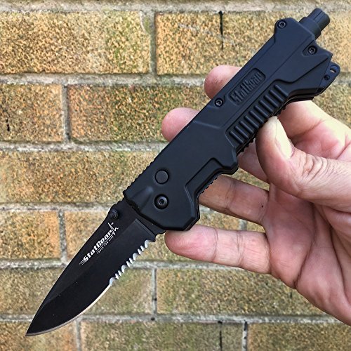 StatGear T3 Tactical Auto Rescue Tool Folding Rescue Emergency Knife