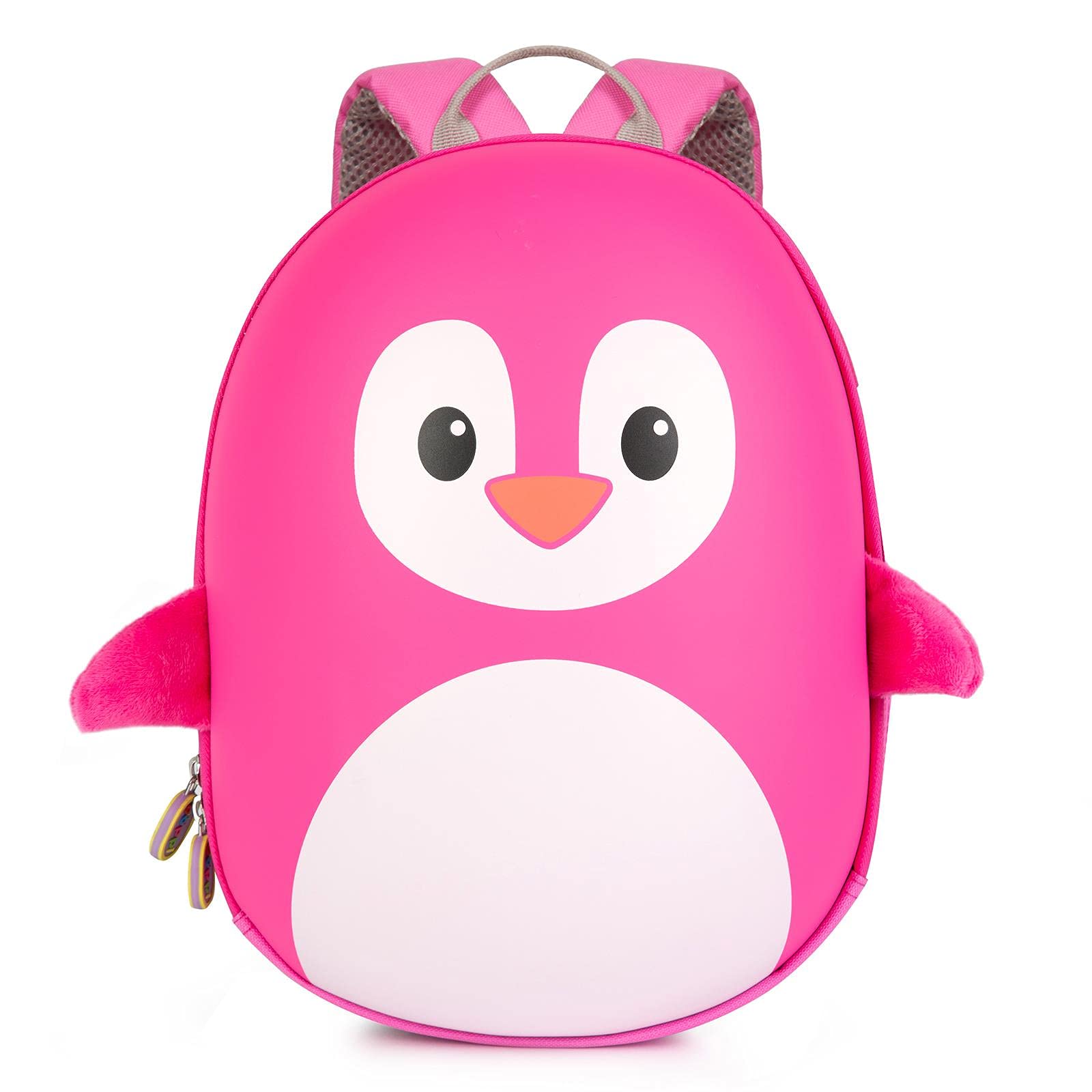 boppi Kids Backpack for Holiday Travel & Nursery School | Nursery Toddler Bag for Boys & Girls 4-Litre Preschool Rucksack | Pink Penguin