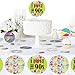 Big Dot of Happiness 90's Throwback - 1990s Party Giant Circle Confetti - Party Decorations - Large Confetti 27 Count