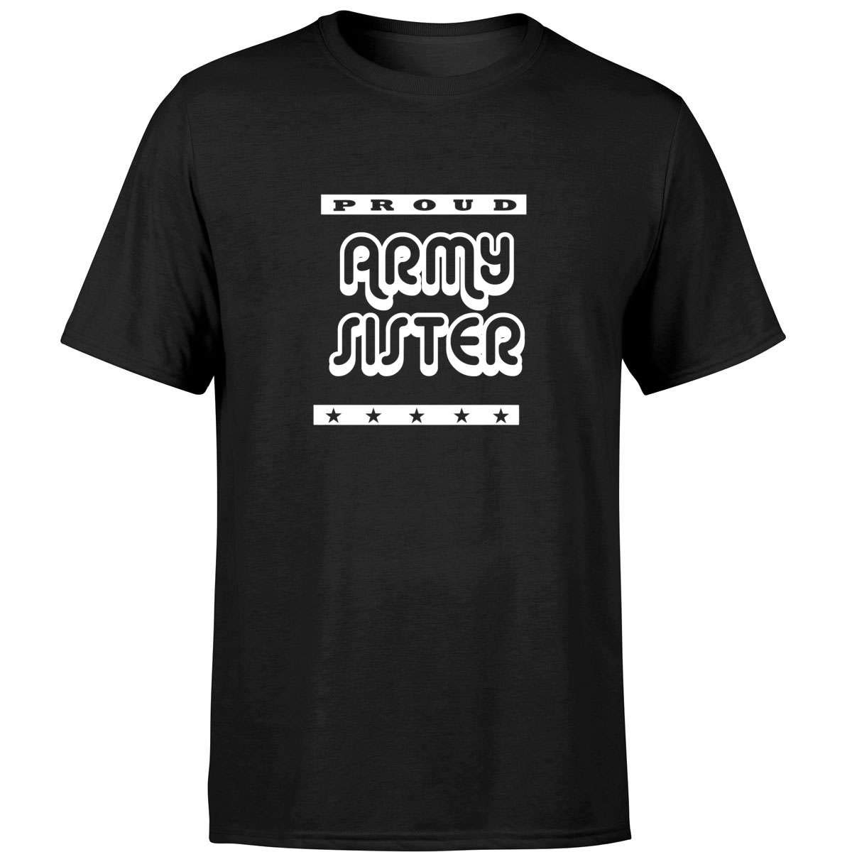 Momlifeliving Army Themed Shirt Proud Army Sister Us Military T Shirt