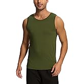 GYS Bamboo Viscose Mens Tank Top, Casual Sleeveless Undershirt, Quick Dry Lightweight Muscle Shirts, Soft Men's Pajama Tops