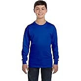 Product of Brand Gildan Youth 53 oz Long-Sleeve T-Shirt - Royal - XS - (Instant Savings of 5% & More)