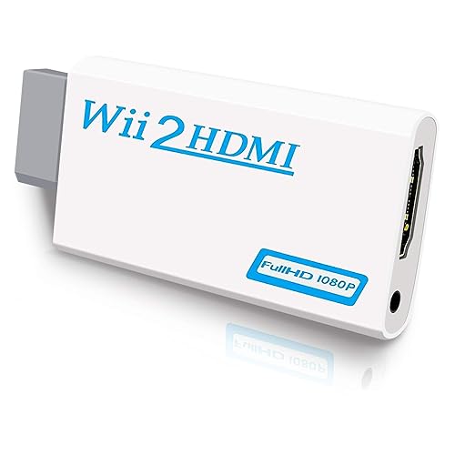 Xahpower Wii to HDMI Converter, Wii HDMI Adapter 1080P for Full HD