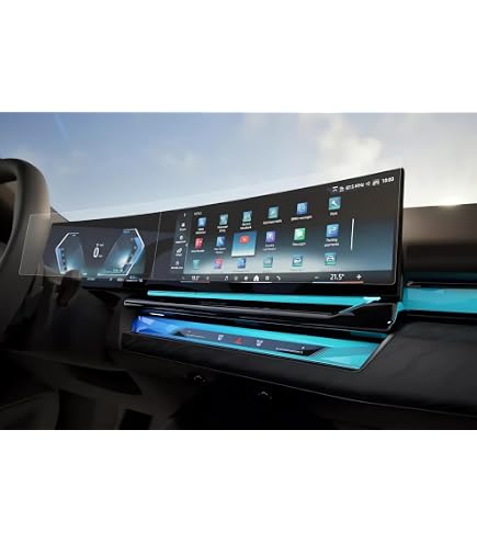 SXCY Displayschutzfolie Für BMW X5/X6/X7 (2024/2025) – 9H Glas Für 14,9" Navi + 12,3" Tacho