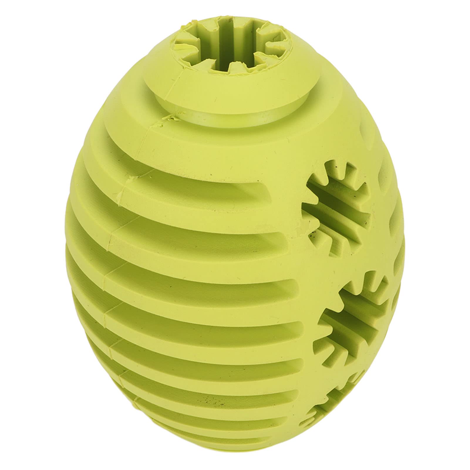 TITA-DONG Dog Treat Dispensing Balls, Rubber Football Dog Toy Balls, Interactive Puppy Dog Balls Rubber Chew Pet Rugby Ball Toy for for Large Medium Dogs Training Slow Feeding