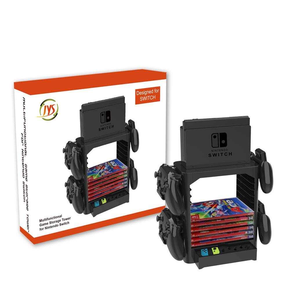 ElementDigital Nintendo Game Card Storage, Tower Holder