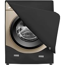 Amazon.com: J&C Cubierta para lavadora/secadora, color negro ...