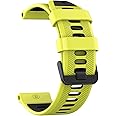 U-LIMVE Watch Band for Garmin Forerunner 965/Forerunner 955/Forerunner 945/Forerunner 935, Soft Silicone 22mm Replacement Bands