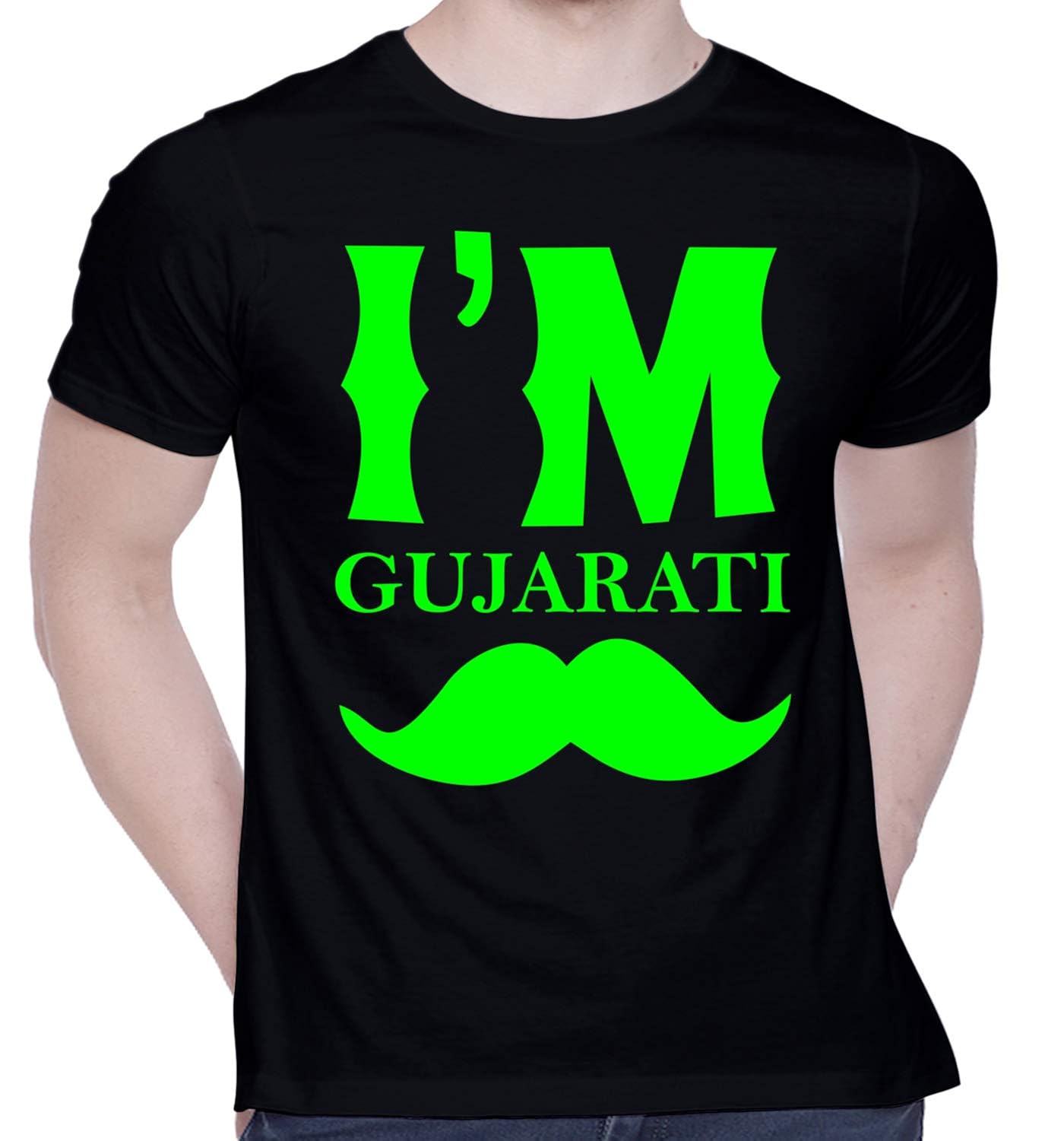 CreativiT Graphic Printed TShirt for Unisex I'm Gujarati Tshirt