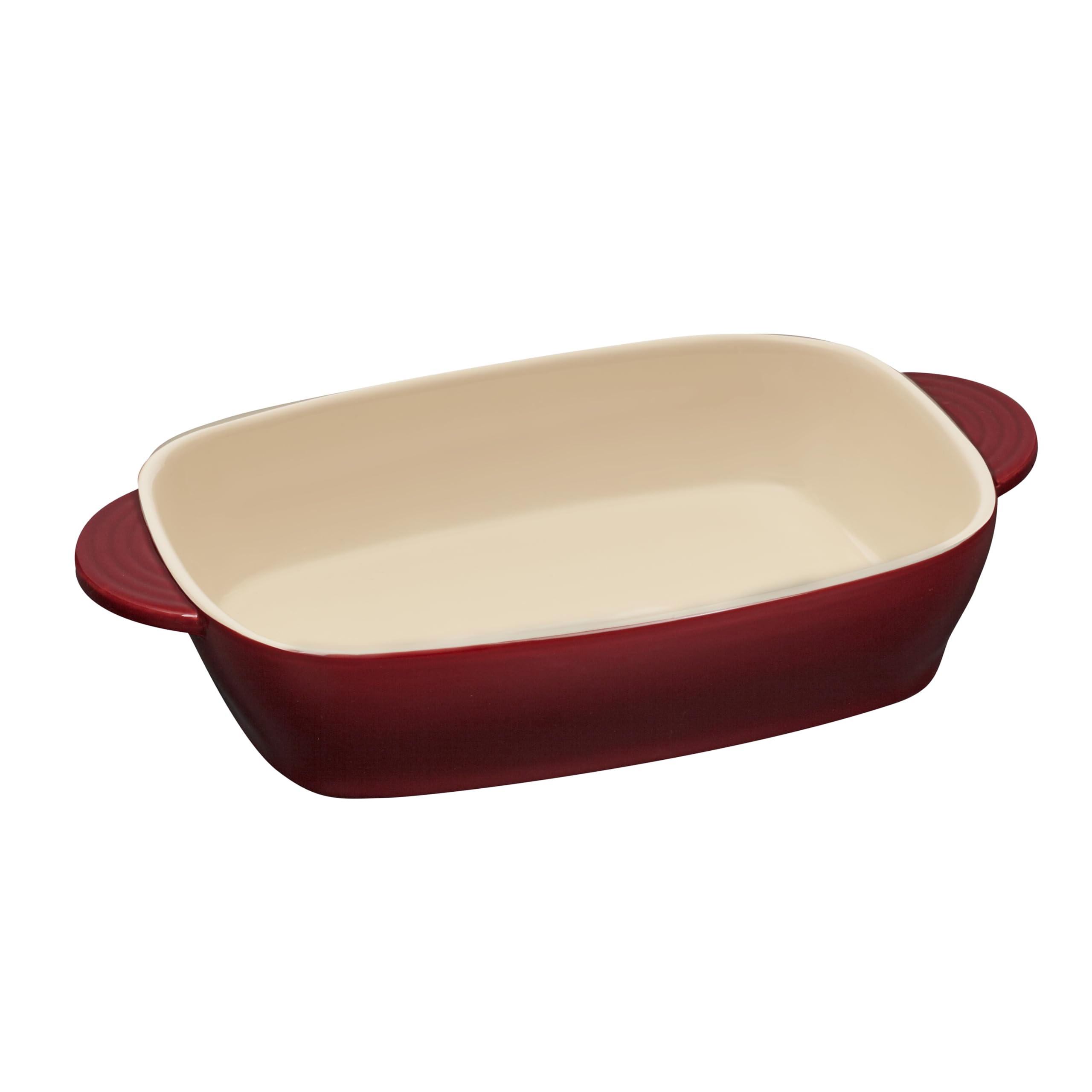 RESTO 96113 Rectangular Baking Dish 2.4l - Small Baking Dish For Oven - Ceramic Baking Dish - Ceramic Oven Dish - Dishwasher Safe Ceramic Roasting Dish For Oven (175 x 55 x 274 mm)