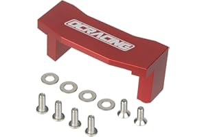 HobbyMarking 1/10 RC Aluminum Servo Mount for Tamiya TT-02 / TT-02B Chassis 1/10 RC Buggy Car Upgrades Parts #54977 (Red)
