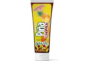 Marranadas Enchilados Squeeze - 12 OZ - Chamoy, Mango, Lime, Strawberry, Pineapple, Watermelon (Chamoy-Pinneapple)