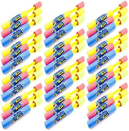 36 Party Pack - Blade Blaster Mini Eliminator Foam Water Gun Easy Light Weight Water Shooter