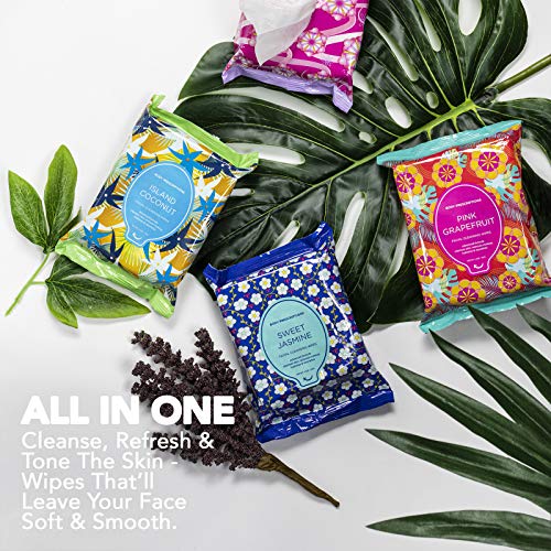 Body Prescriptions Makeup Remover Wipes Bulk, 4 Pack, 120 Facial