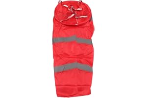 Windsock Lightweight Polyester Wind Direction Measurement Sock Bag, Red 100cm - Durable Reflective Style, Easy Installation f