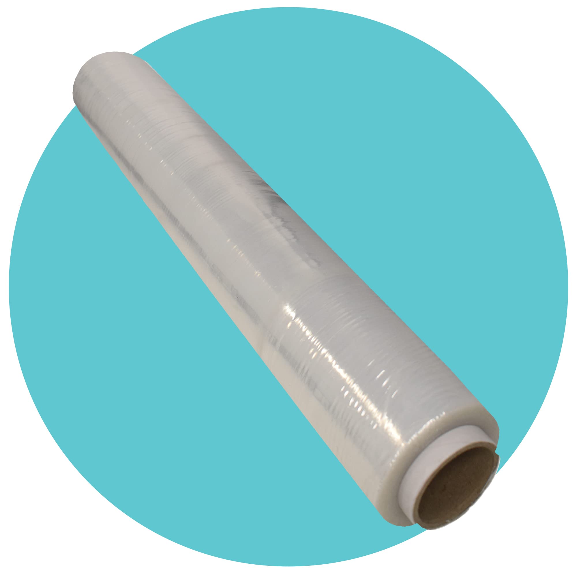 Triplast 400mm Clear Pallet Stretch Wrap - Standard Core, 17mu Thick - Plastic Shrink Wrap & Industrial Cling Film for Removals & Warehouse Packaging Use (1 Roll)