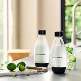Sodastream Fuse 0.5 Litre Reusable Water Bottles Twin Pack Black view 2