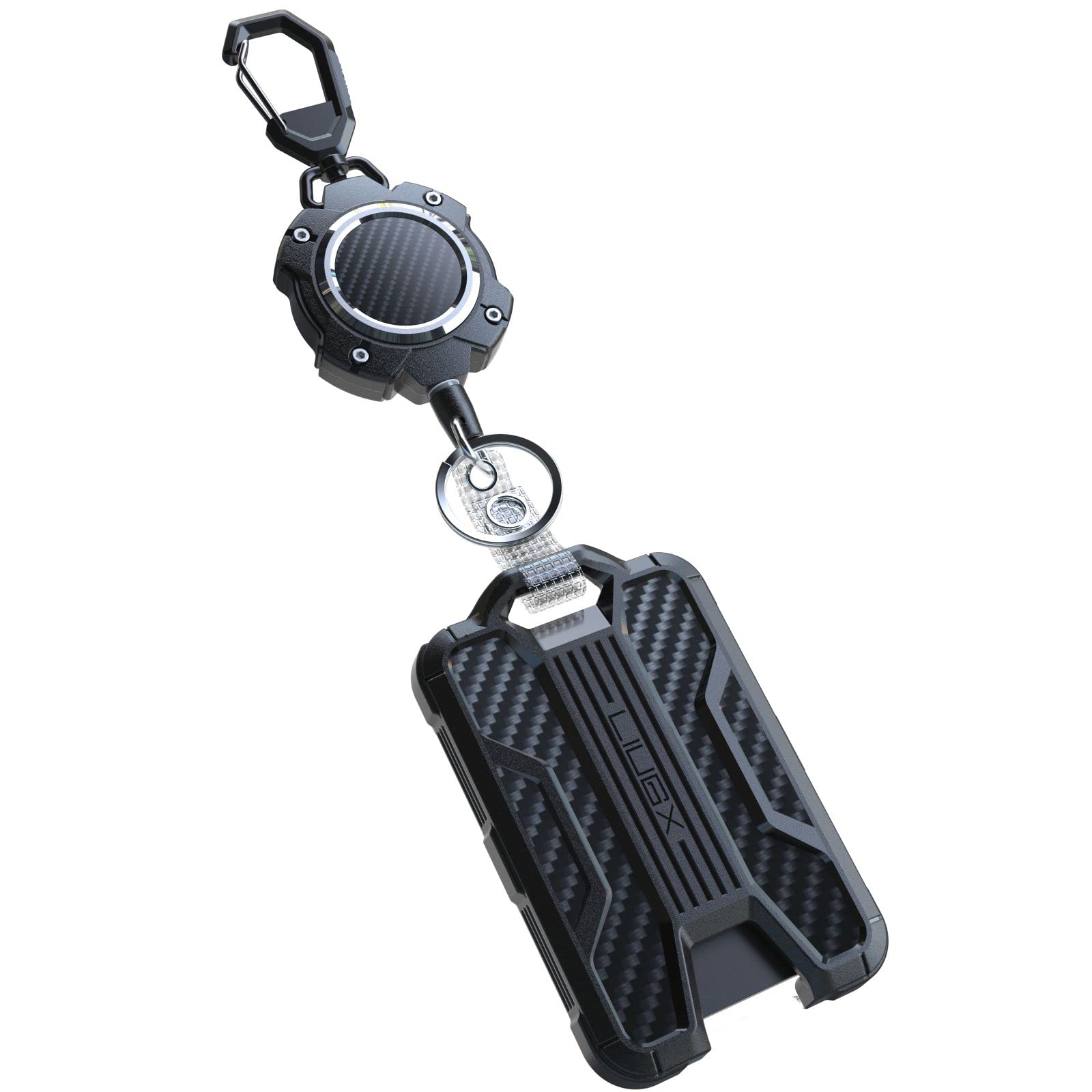 thumbnail image 2 of Queen Size Duvet Cover LIUGX Heavy Duty Badge Holder With Lanyard - Carbon Fiber ID Card Wallet With Metal Clip LIUGX Heavy Duty Lanyard ID Card Holder Metal Clip 2 of 13