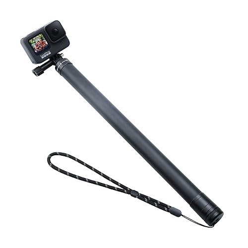AFAITH 118”Long Upgraded Carbon Fiber Selfie Stick, Extendable