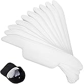30Pcs Hat Sweat Liner for Baseball Cap, Absorbent Sweat Pads for Hats, Golf Hat Sweat Band Protector for Men & Women (White)
