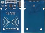 AITRIP 5x RC522 RFID RF IC Card Module SPI 3.3V S50 White Card Key Ring for view 5