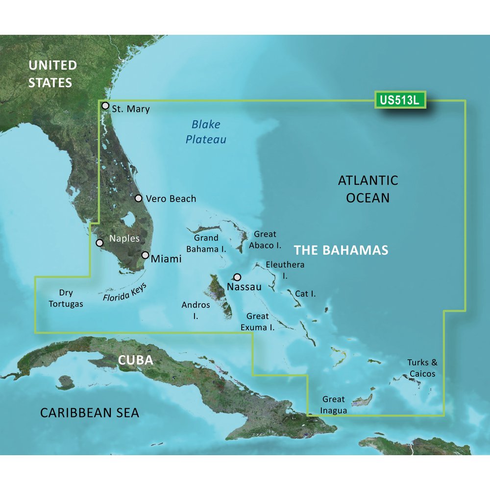 Garmin BlueChart g3 Vision HD - VUS513L - Jacksonville - Bahamas - microSD?/SD?