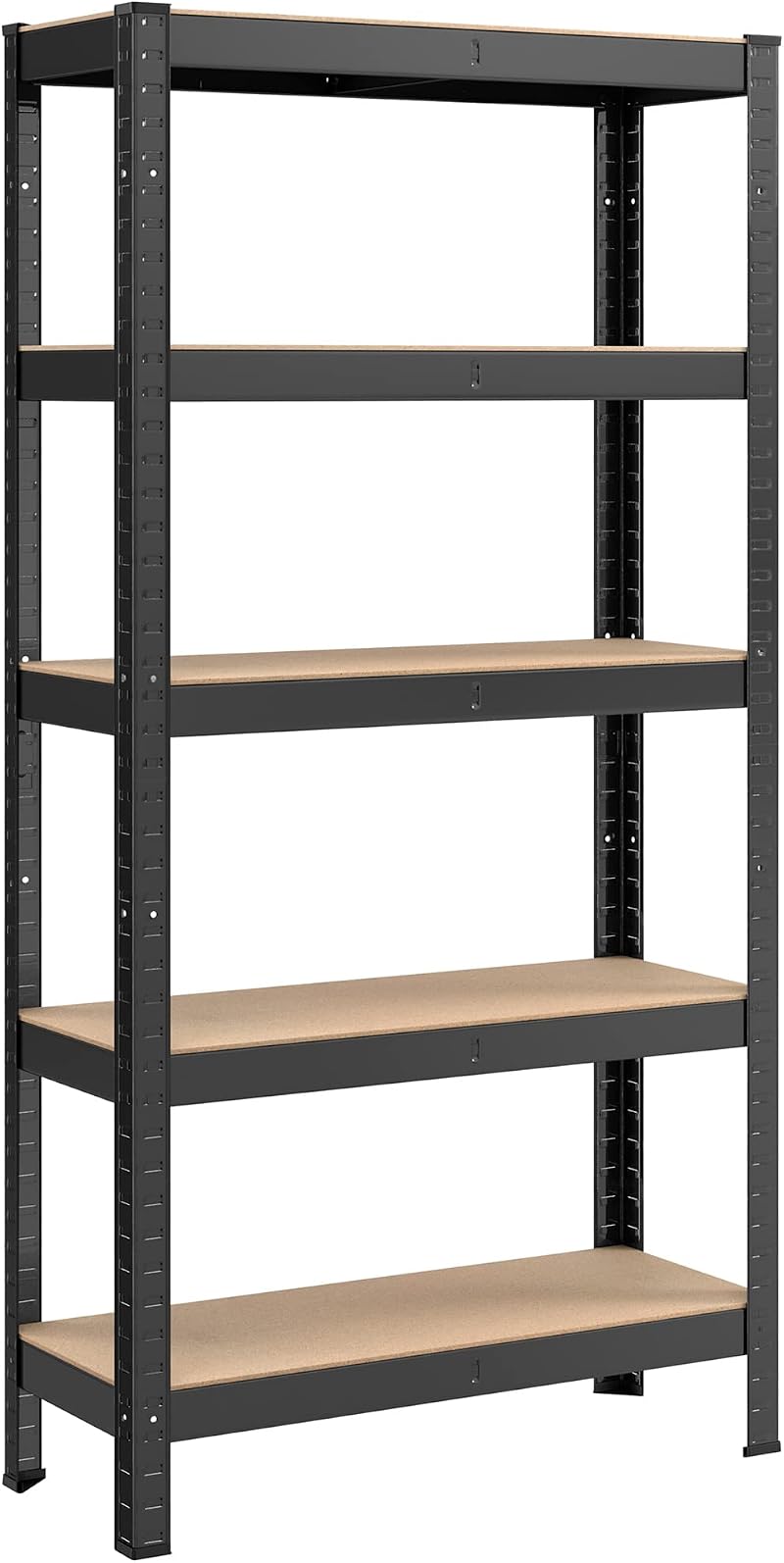 SONGMICS 5-Tier Steel Shelving Unit 650 kg Load 30 x 75 x 150 cm Blue GLR30Q